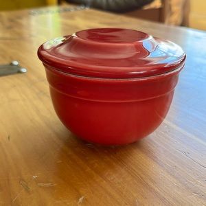 Emile Henry French Butter Pot in red 16-10